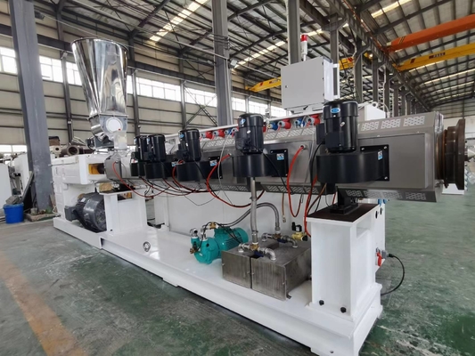 comprare 55/120 Segmenti a vite gemelle per macchine di estrussione di plastica Vettura a vite gemelle coniche per la produzione di tubi in PVC WPC vendita online manufacture