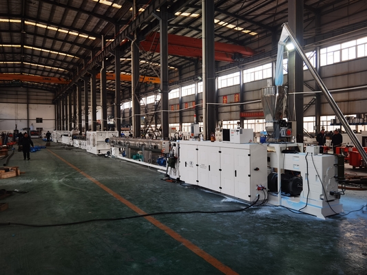 comprare SHENZHEN HYPET Macchina per la produzione di tubi in PVC ad alta velocità, Linea di produzione per l'estrusione di tubi PVC-O ad alto riempimento online manufacture