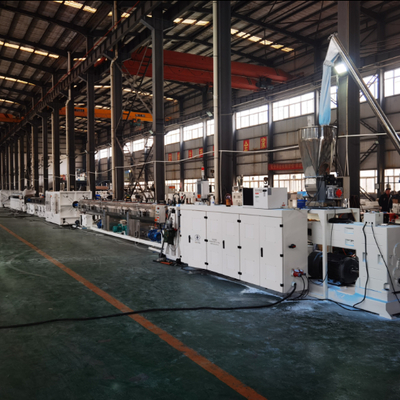 comprare SHENZHEN HYPET Macchina per la produzione di tubi in PVC ad alta velocità, Linea di produzione per l'estrusione di tubi PVC-O ad alto riempimento online manufacture