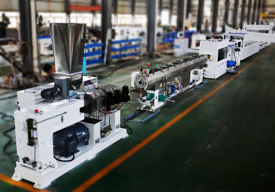 comprare Linea di produzione tubi in PVC ad alta efficienza e alta velocità HYPET di Shenzhen, 110-200 online manufacture