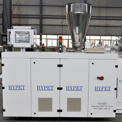 comprare Shenzhen HYPET Twinc Conic Scrwe Extruder Machine Parallel Twin Screw Extruder Machine Double Screw Extruder Machine online manufacture