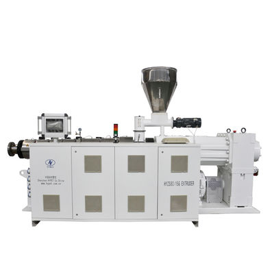 comprare Equipaggiamento di produzione di plastica a doppia vite in PVC Macchina di estrussione a doppia vite HYZS80/156 Con 55kw 550kg/h online manufacture