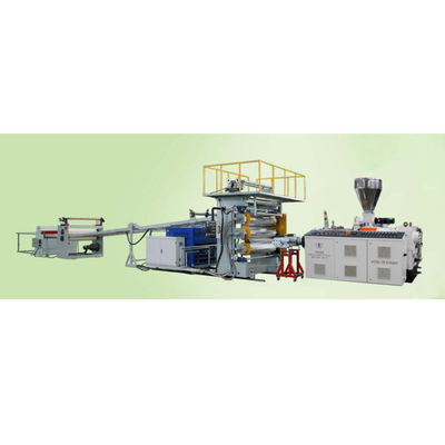 comprare Linea d'imitazione alta formula dell'estrusione del bordo della macchina/PVC del foglio del PVC del calcio di 12t/Day online manufacture