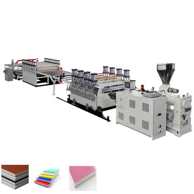 comprare Macchine per estrusore di fogli di plastica per cartoni di schiuma in WPC PVC Riscaldamento elettrico online manufacture