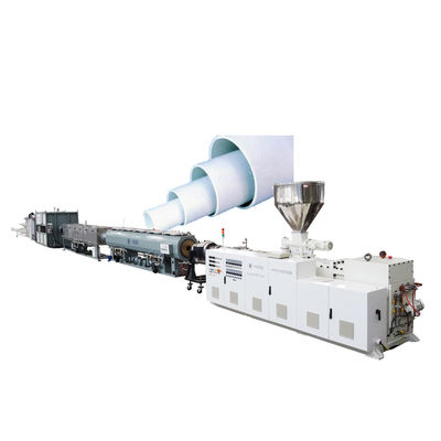 comprare La linea dell'estrusione del tubo del PVC con l'estrusore a vite del doppio ZS80/173 ha prodotto più di 700kg/h online manufacture