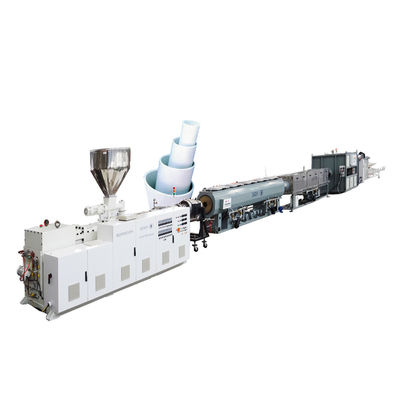comprare Macchina dell'estrusione del tubo del PVC con l'estrusore a vite gemellato conico HYZS80/173 online manufacture
