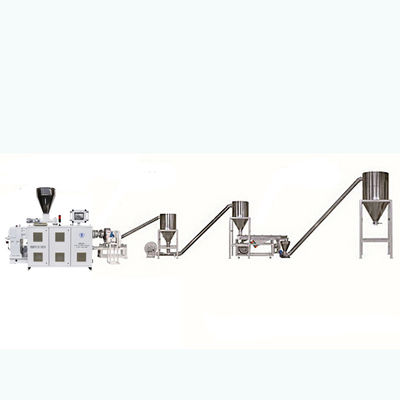 comprare Estrusore di pellettatura mista di legno-plastica composita HDPE / LDPE / PP / PET Macchine per la fabbricazione di pellet, Macchine per la fabbricazione di granuli di PVC WPC online manufacture