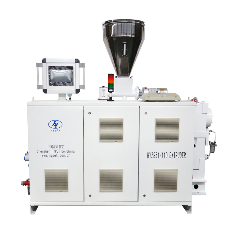Macchina per la produzione di tubi ondulati in polvere di PVC a parete singola con estrusore a doppia vite conico HYZS51/110