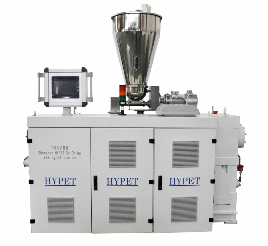 Alta produzione 90-160mm PVC UPVC tubo d'acqua di drenaggio tubo di scarico macchina di produzione con HYPET 65/132 Twin Scew Extruder