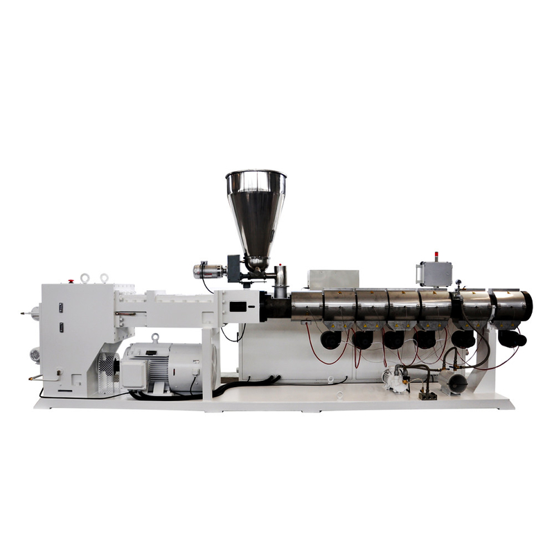 Gran Output PS107 120 135 /28 Extruder parallelo a doppia vite per tubi in PVC Granulatore per tubi a profilo di pelletizzazione