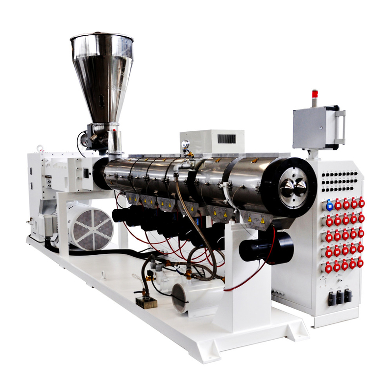 Gran Output PS107 120 135 /28 Extruder parallelo a doppia vite per tubi in PVC Granulatore per tubi a profilo di pelletizzazione