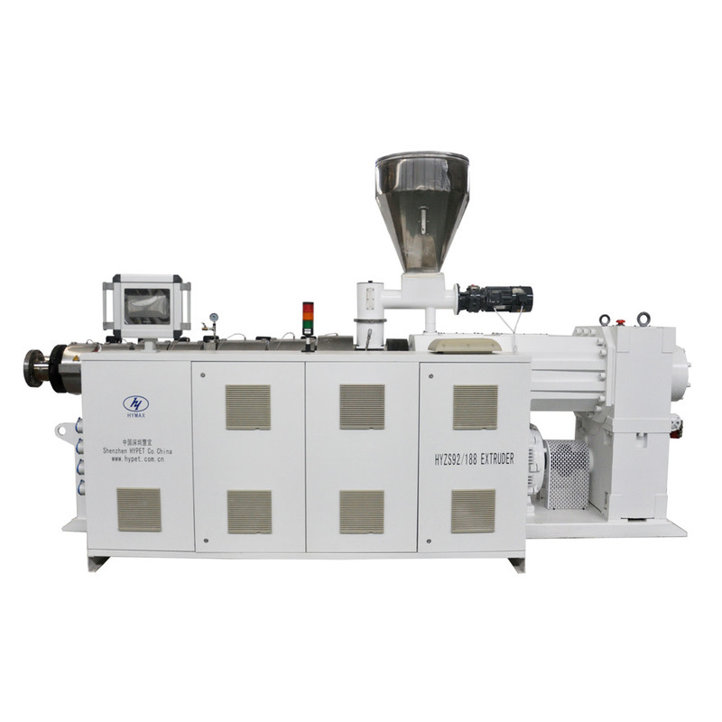 ZS95/188 110kw 1200kg/h Twin Conic Double Screw Plastic Extruder Vertical Style Gear Box Alta coppia per materiale in PVC