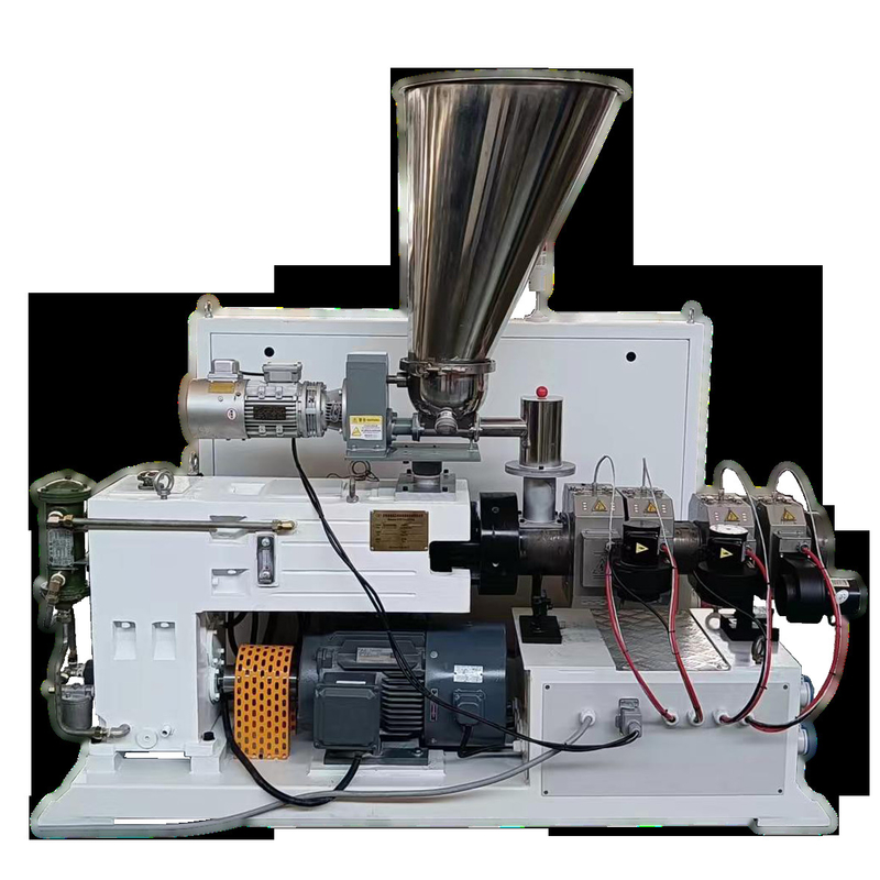 ZS35/80 Estrusore a doppia vite conico gemello 70 kg/h per la prova di laboratorio di tubi a profilo in PVC