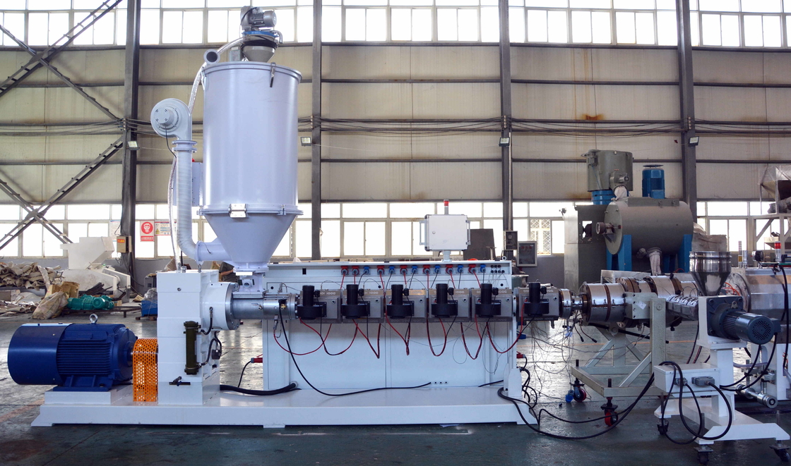SJ150/28 90kw 380kg/h ad alta efficienza Estrusore a vite singola a grande potenza in PE HDPE PE ad altissimo peso molecolare per tubi