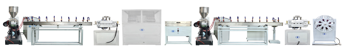 10-38 mm 0,5-2 pollici Fibra rinforzata PVC Pipe Machine Flessibile condotto di ventilazione condotto Soft PVC Pipe Production Line