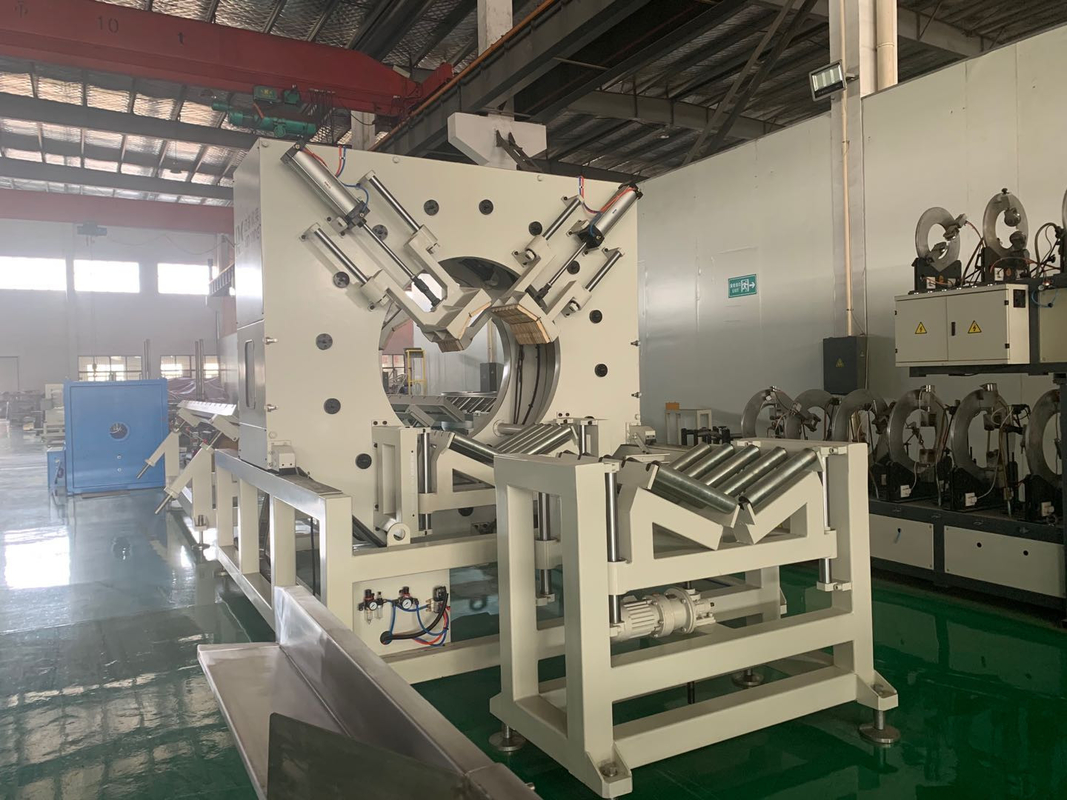 400mm -1000mm Plastic HDPE PE Pipe Manufacturing Machines Linea di produzione con grande single screw Extruder SJ150/38 Motore 400kW E Output 1400kg/h