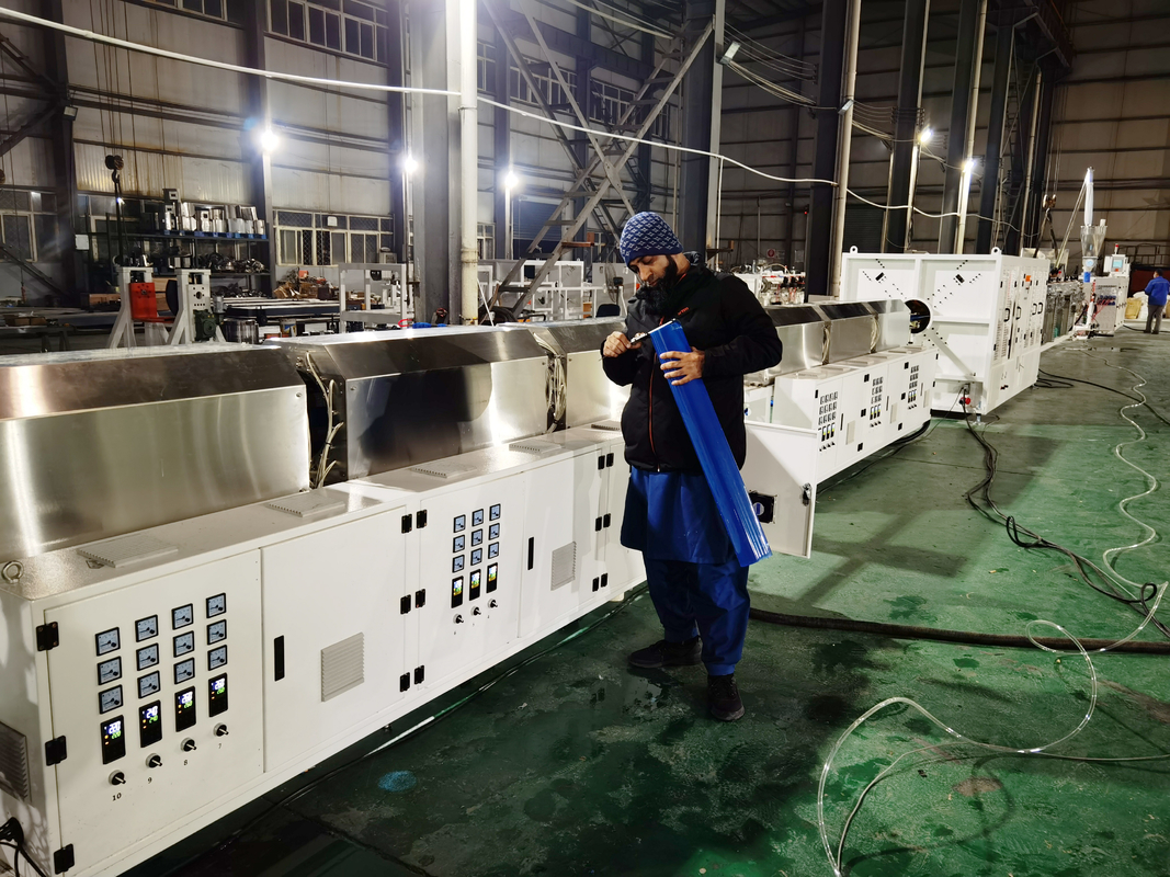 250-630mm / 315-800mm Linea di produzione di tubi PVC-O 380V/3P/50Hz Linea di estrusione di tubi O-PVC