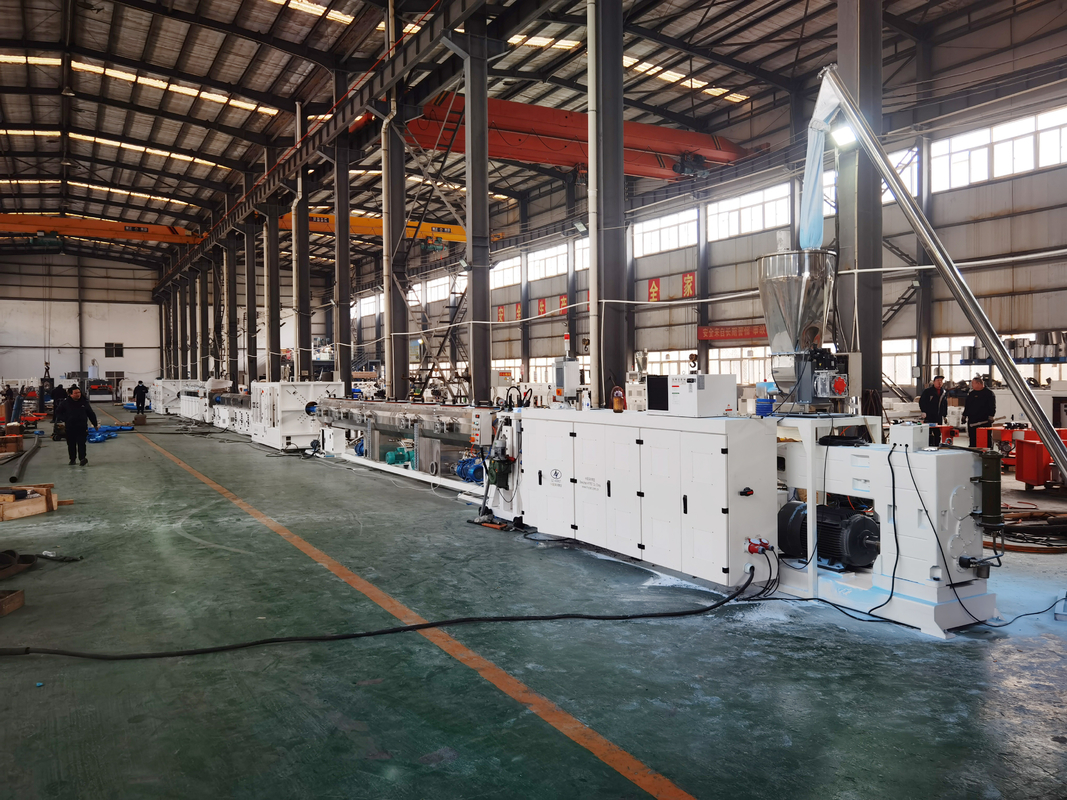 250-630mm / 315-800mm Linea di produzione di tubi PVC-O 380V/3P/50Hz Linea di estrusione di tubi O-PVC