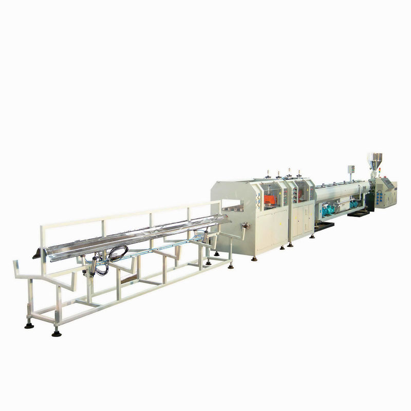 I fili di doppio della macchina del tubo del PVC 20-63 con l'estrusore a vite gemellato conico ZS55/120 hanno prodotto 220kg/H