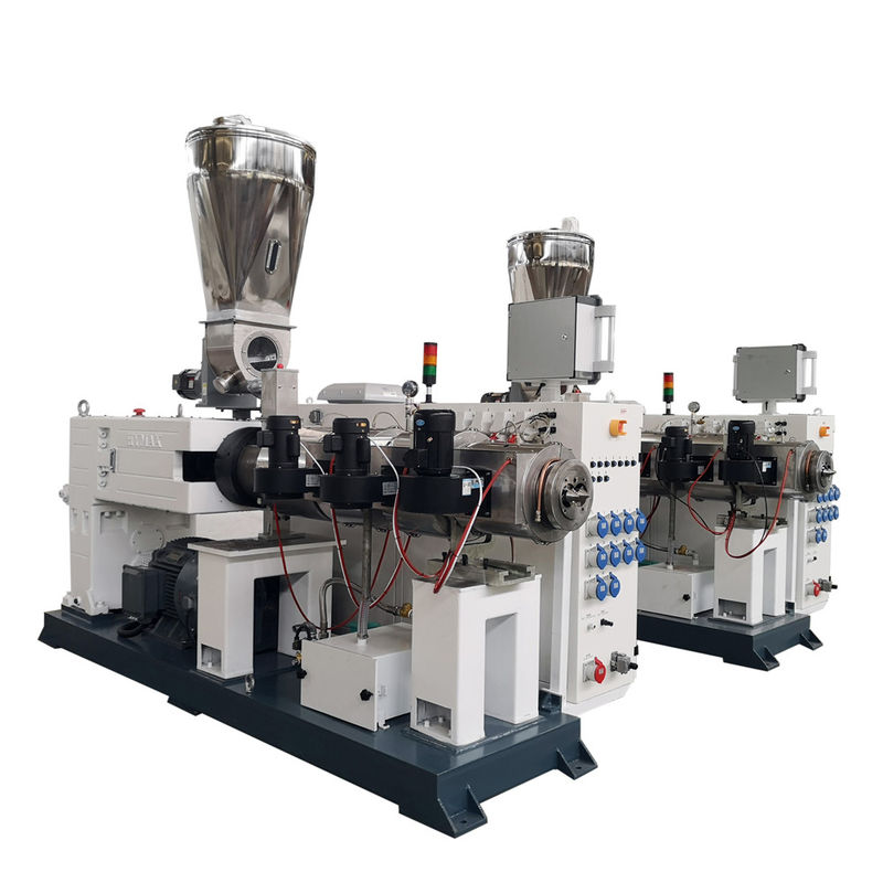 Equipaggiamento di produzione di plastica a doppia vite in PVC Macchina di estrussione a doppia vite HYZS80/156 Con 55kw 550kg/h