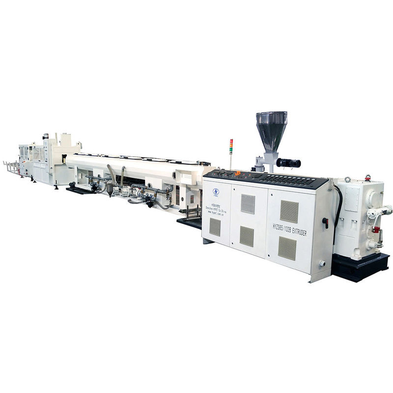 Alta produzione 90-160mm PVC UPVC tubo d'acqua di drenaggio tubo di scarico macchina di produzione con HYPET 65/132 Twin Scew Extruder