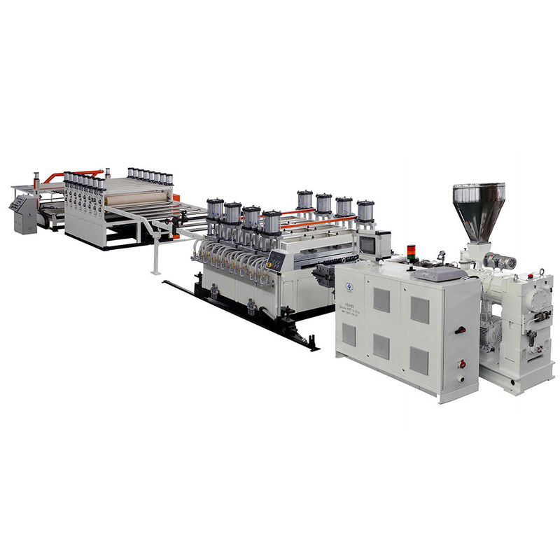 Il PVC spuma bordo di Max Width 1220/Wpc della macchina dell'estrusione del bordo che fa la macchina 400kg/H