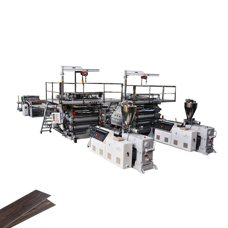 Linea di produzione composita di plastica dello strato della pietra della macchina di Extrusioni dello strato della pavimentazione di SPC