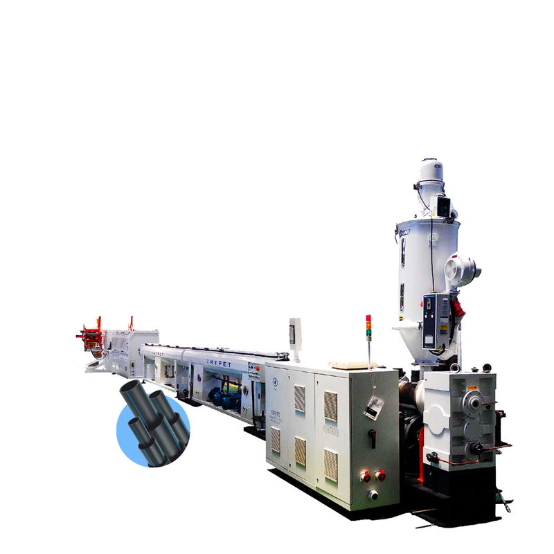 Macchina dell'estrusione del tubo dell'HDPE/linea di produzione tubo del PE portata 12m/Min Dia di velocità 110mm