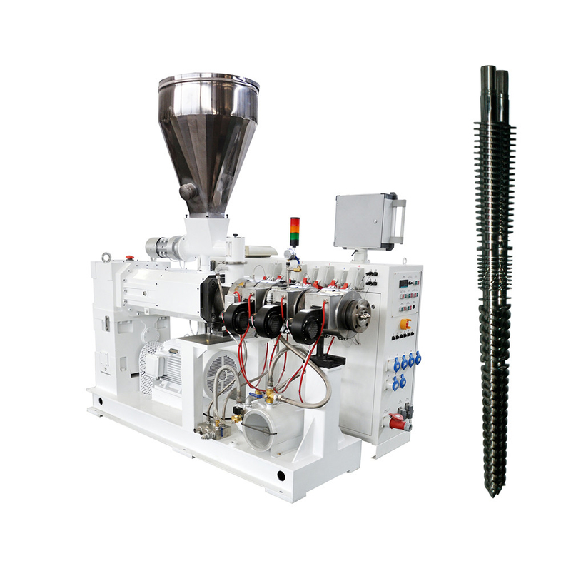 75kw motore PVC ZS80/173 Twin Screw Extruder per Euro Tech Conic Output 750kg/h